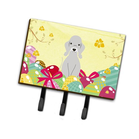 Carolines Treasures Easter Eggs Bedlington Terrier Blue Leash or Key Holder BB6090TH68